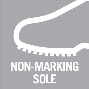 non-marking sole – no scuff marks