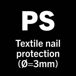 textile nail protection (Ø=3mm)